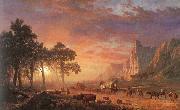 Albert Bierstadt Oregon Trail painting